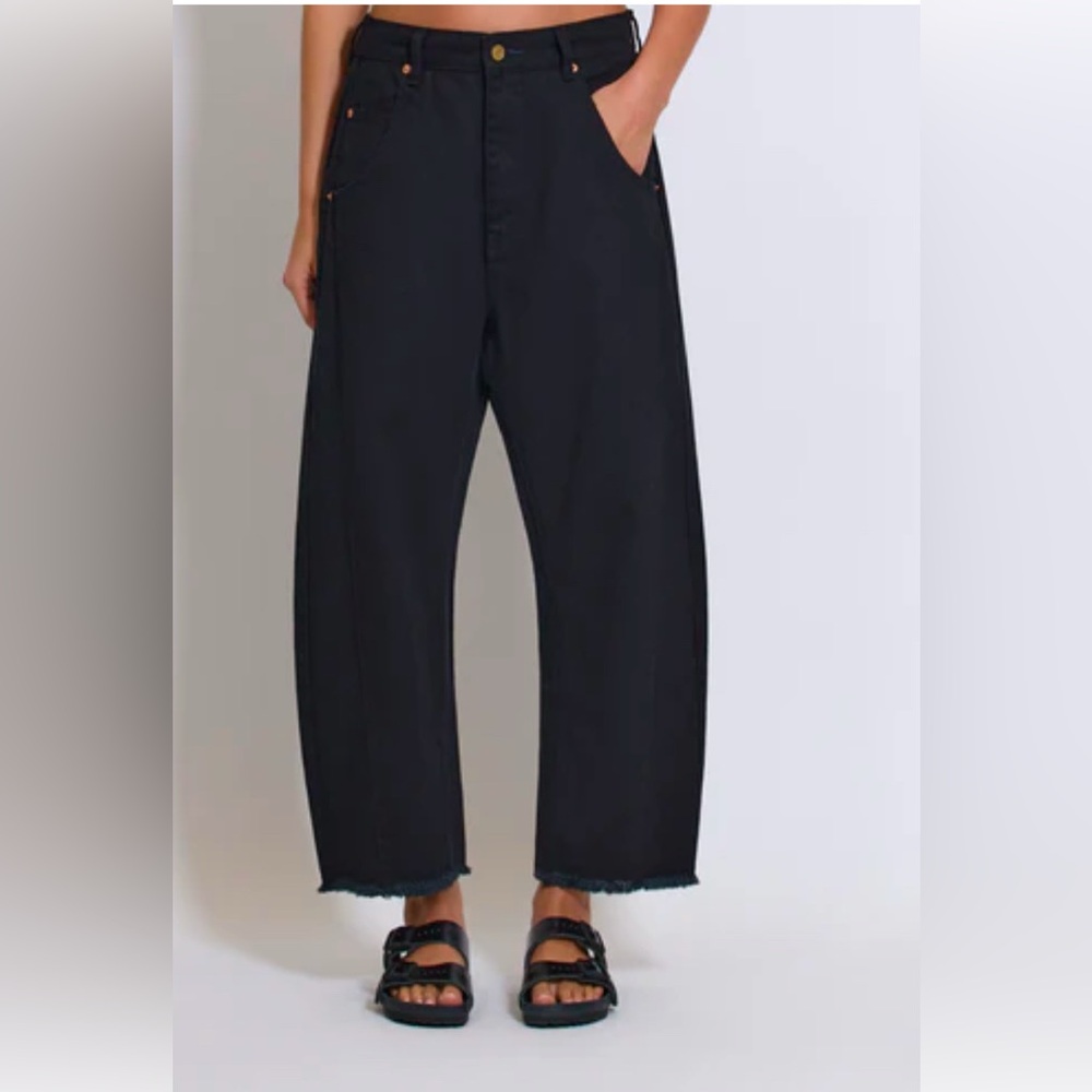 Roucha Delvaux Denim in Solid Black